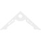 Ekena Millwork Pitch Cena Architectural Grade PVC Gable Pediment, 48"W x 22"H x 1"P (11/12) GPP048X022X100CEN - alternate 4
